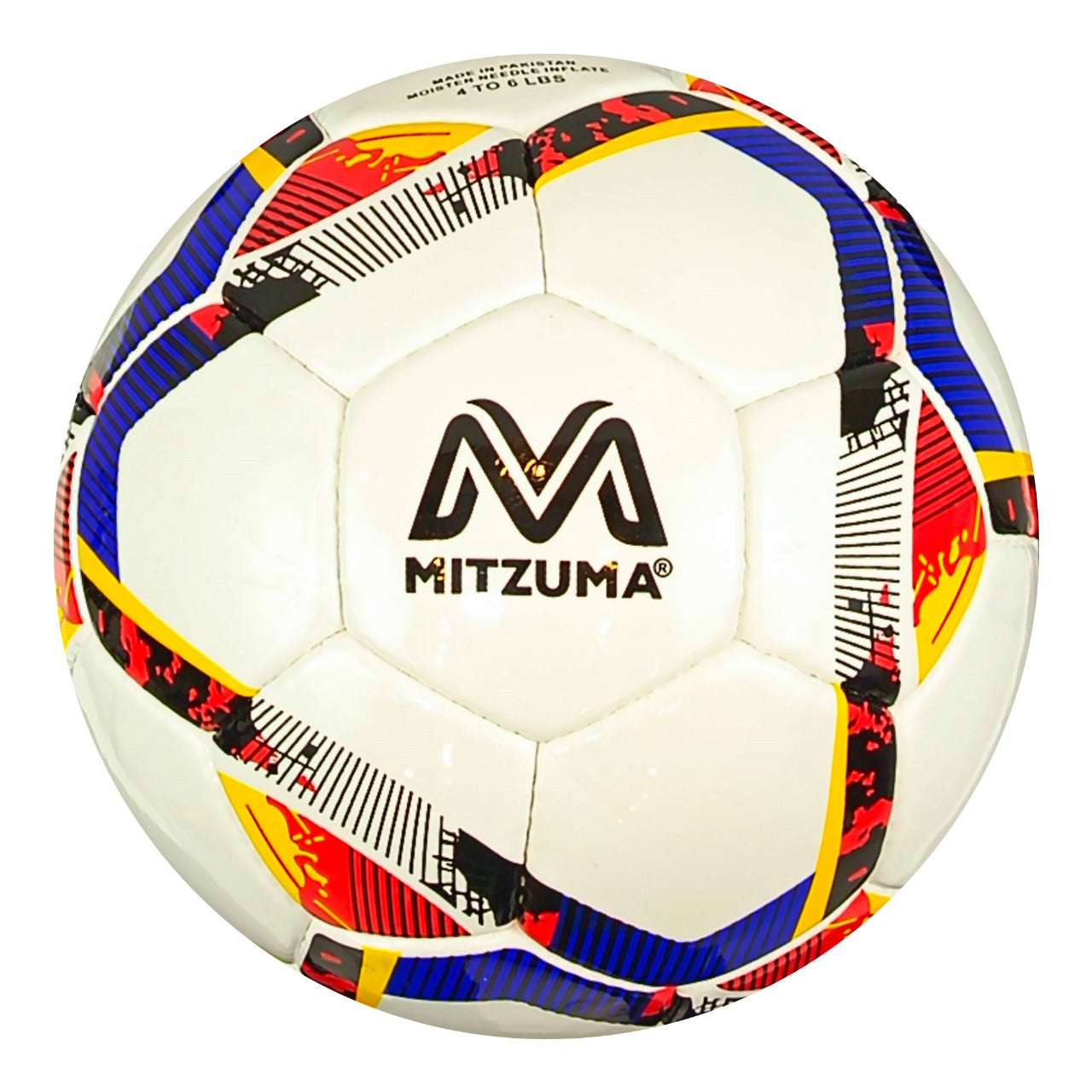 Football - Size 4 This Mitzuma Rambla Match Football shows off a dynamic design that comes into its own when it's flying through the air.