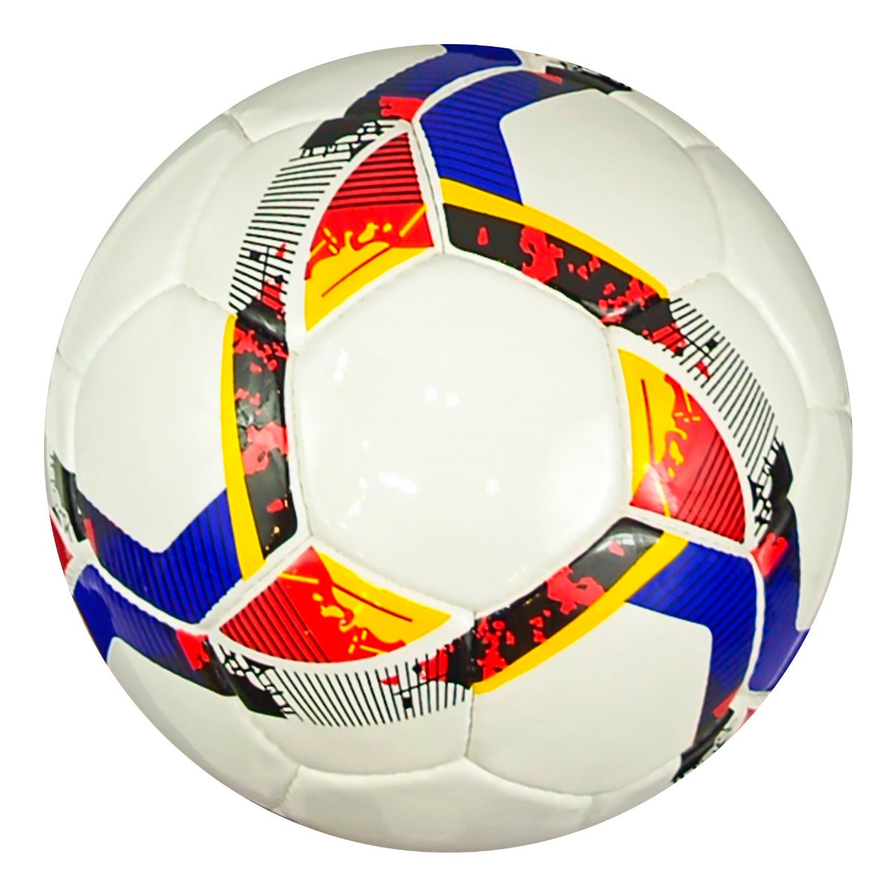 Football - Size 4 This Mitzuma Rambla Match Football shows off a dynamic design that comes into its own when it's flying through the air.