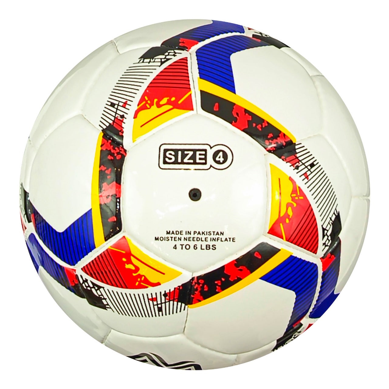 Football - Size 4 This Mitzuma Rambla Match Football shows off a dynamic design that comes into its own when it's flying through the air.