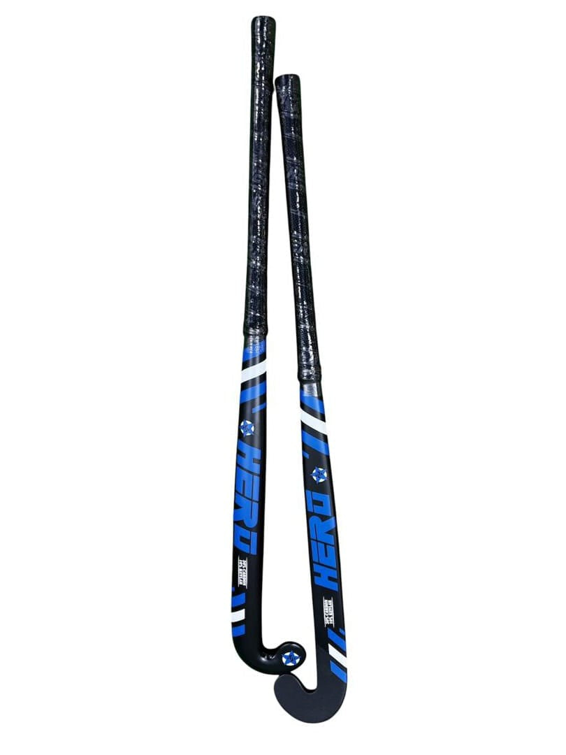 Field Hockey Stick Hero | 30% Carbon | Size 36.5" | Maxi Head | Carve 24.7mm Low Bow | Lightweight