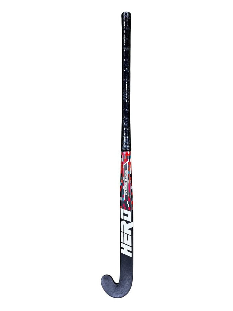 Field Hockey Stick Hero 95% Carbon 5% Aramid + Carbon Cloth Size 36.5 & 37.5 Inch Maxi Head Shape Carve 24.7mm Low Bow Light Weight New Arrival