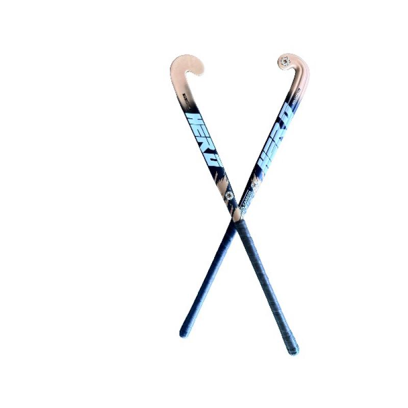 Field Hockey Stick Hero 50% Carbon Size 36.5 & 37.5 Inch Maxi Head Shape Carve 24.7mm Low Bow Light Weight