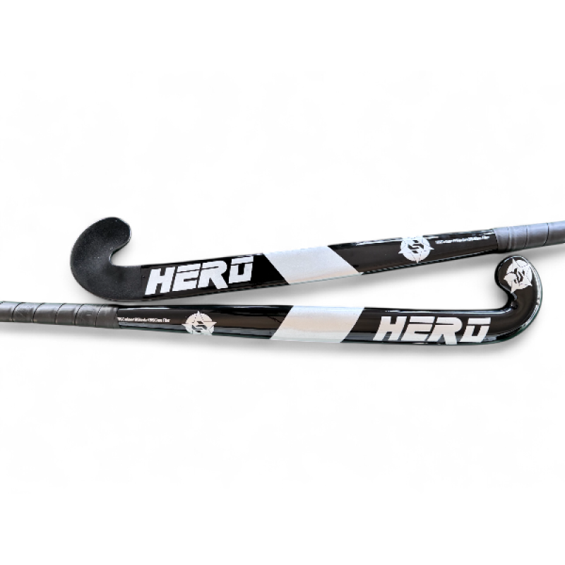 Hero Field Hockey Stick 70% Carbon 10% Kevlar |Size 36.5 37.5| Low Bow 24.7mm | Carve Head | Hockey Stick | Kayu Hoki Malaysia