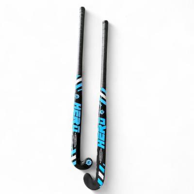 Field Hockey Stick Hero 30% Carbon Size 36.5 Inch Maxi Head Shape Carve 24.7mm Low Bow Light Weight