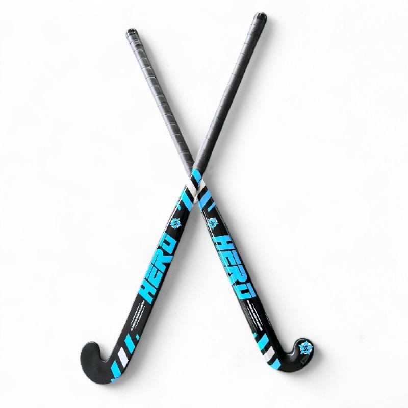 Field Hockey Stick Hero 30% Carbon Size 36.5 Inch Maxi Head Shape Carve 24.7mm Low Bow Light Weight