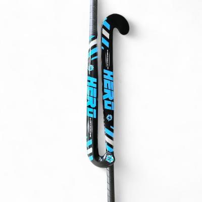 Field Hockey Stick Hero 30% Carbon Size 36.5 Inch Maxi Head Shape Carve 24.7mm Low Bow Light Weight