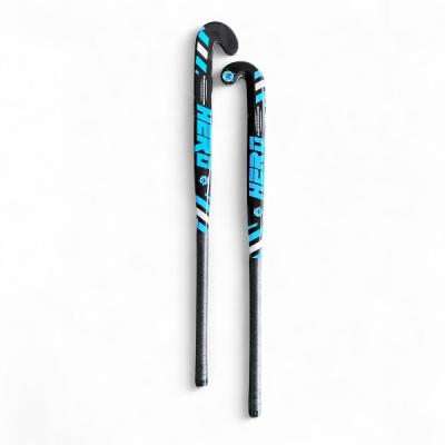 Field Hockey Stick Hero 30% Carbon Size 36.5 Inch Maxi Head Shape Carve 24.7mm Low Bow Light Weight