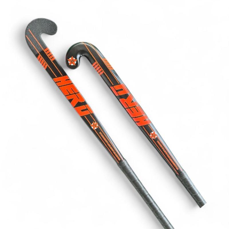 Hero Field Hockey Stick 30% Carbon 10% Kevlar | Low Bow 24.7mm | Carve Head | 37.5" 36.5 | Hockey Stick | Kayu Hoki Malaysia