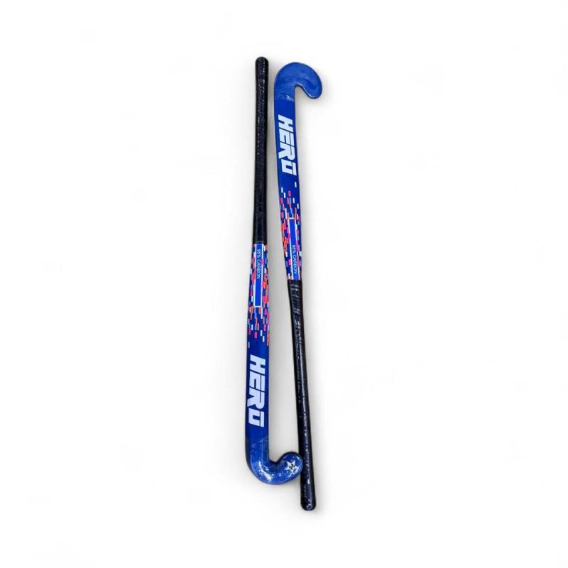 Hero Field Hockey Stick 95% Carbon 5% Aramid | Messi Head Shape |Low Bow| 24.7mm | Size 37.5 ,36.5| Hockey Stick | Kayu Hoki Malaysia